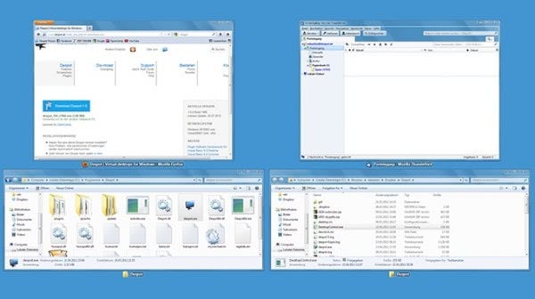 Virtual Desktop Software Dexpot 1.6 Beta lanzado, con muchas mejoras