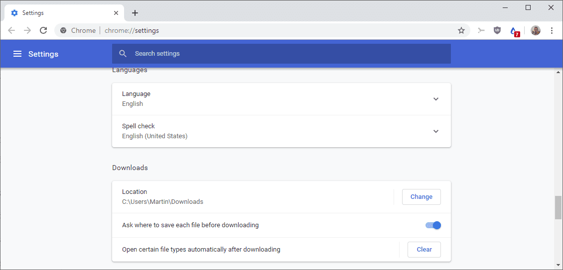 Cómo abrir descargas en Chrome automáticamente