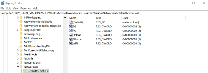conexión medida windows 10