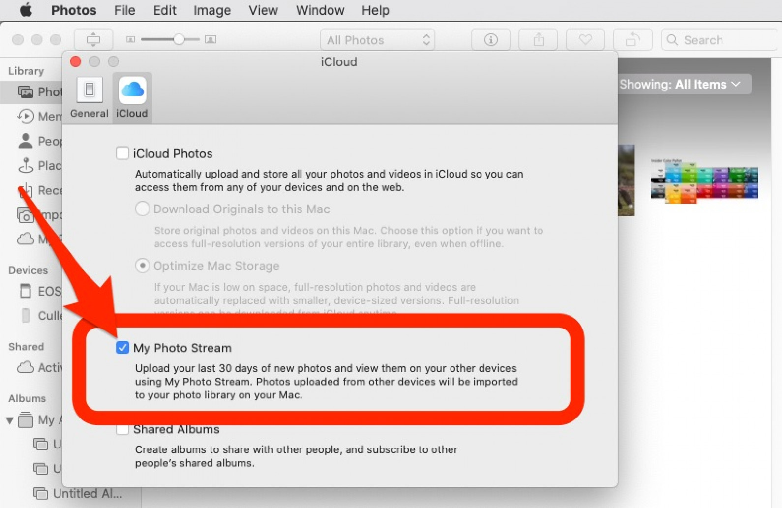 Cómo transferir fotos con iCloud Photo Stream