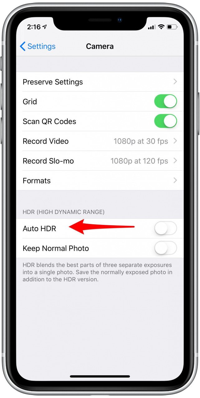 ¿Qué es HDR en la cámara del iPhone?