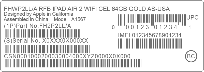 verificación del número de serie del iphone