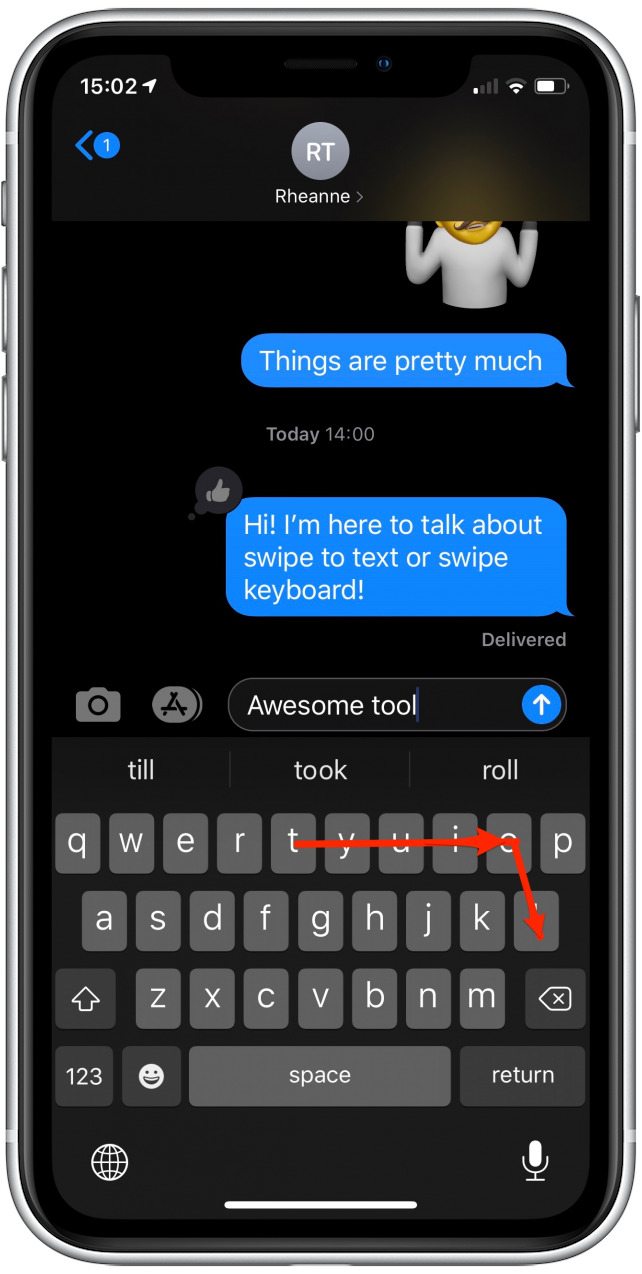 teclado ios