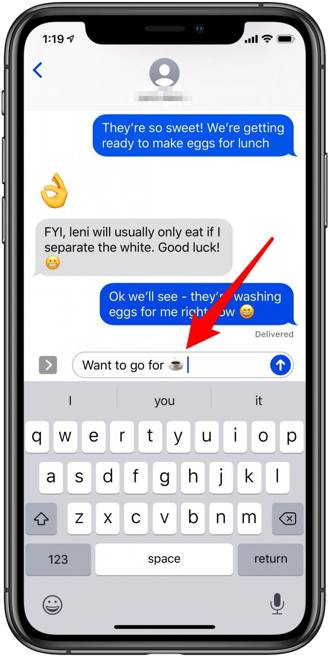 reemplazar palabra con ios emoji