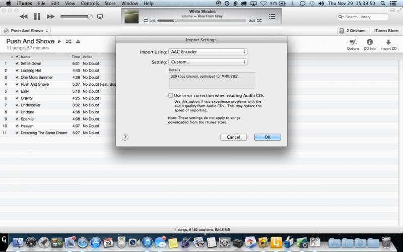 Importar CD