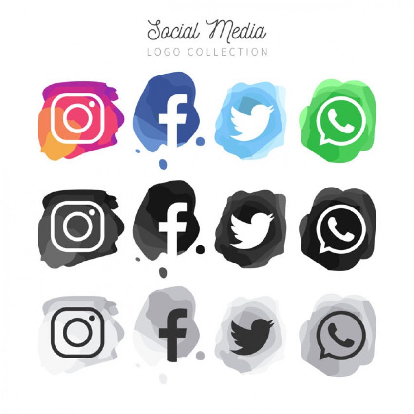 Selección de iconos de aplicaciones personalizados de Freepik