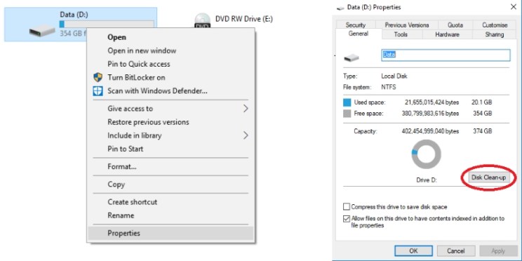 Eliminar archivos basura de Windows 7 y Windows 10
