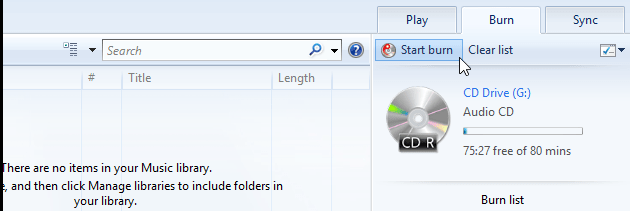 ¿Cómo grabar un CD?