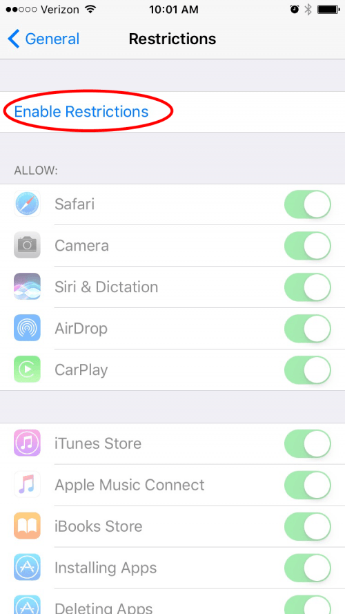 Cómo restringir el acceso a sitios web para adultos en iPhone o iPad