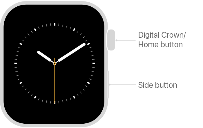 reloj de manzana corona digital
