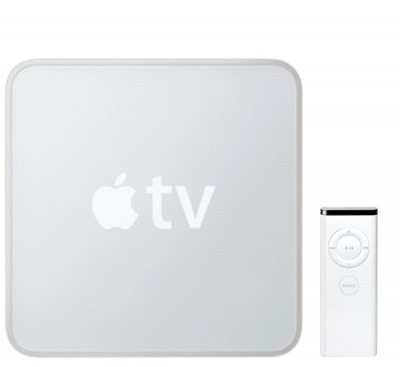 Dispositivo Apple TV de primera generación y control remoto