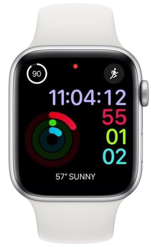 Abra la aplicación Actividad para cambiar sus objetivos Move en Apple Watch