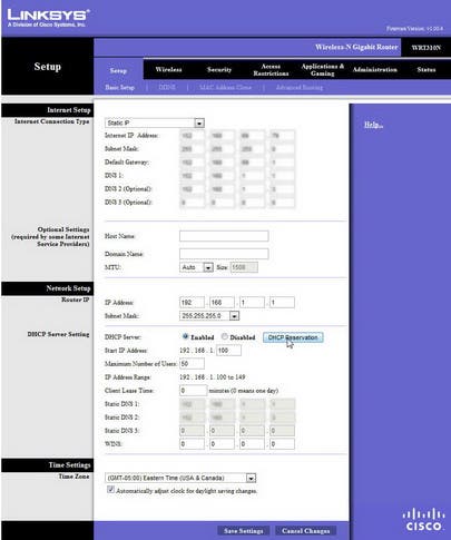 Configuración DHCP
