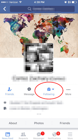 Consejo del día: cómo dejar de seguir a los amigos de Facebook