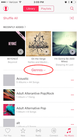   Cómo ver solo música sin conexión en Apple Music