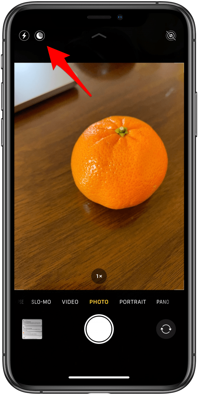 configuración de la cámara del iphone 11