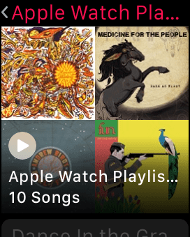 Cómo escuchar su lista de reproducción en Apple Watch
