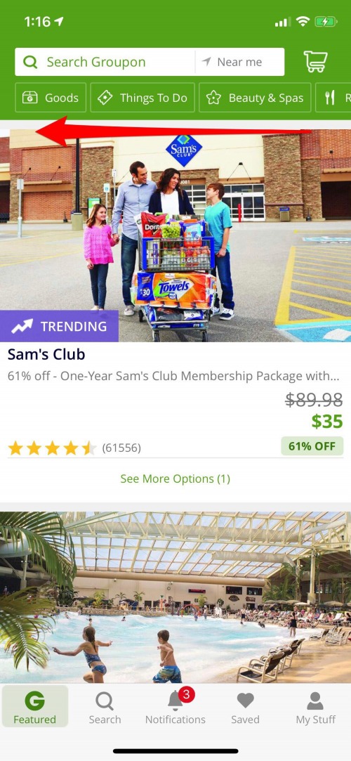 cupón de groupon