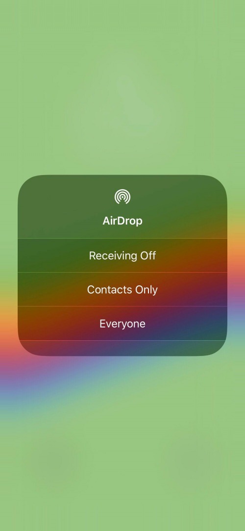 configuración de airdrop