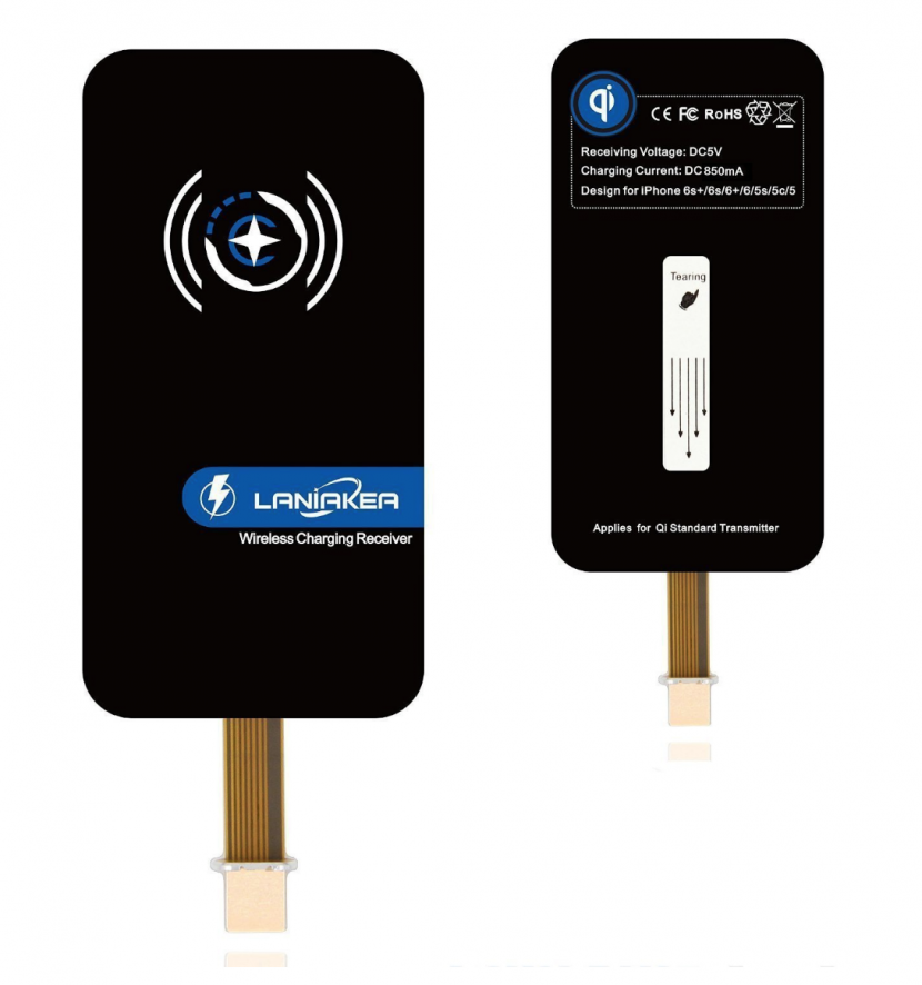 etiqueta engomada de la carga del iphone