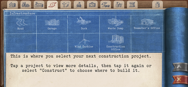 Pantalla de construcción Tropico