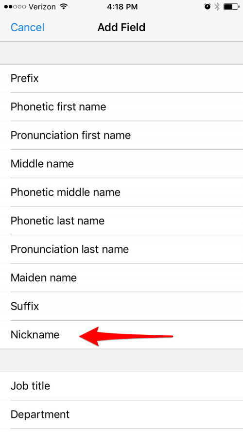 Cómo organizar contactos con el mismo nombre
