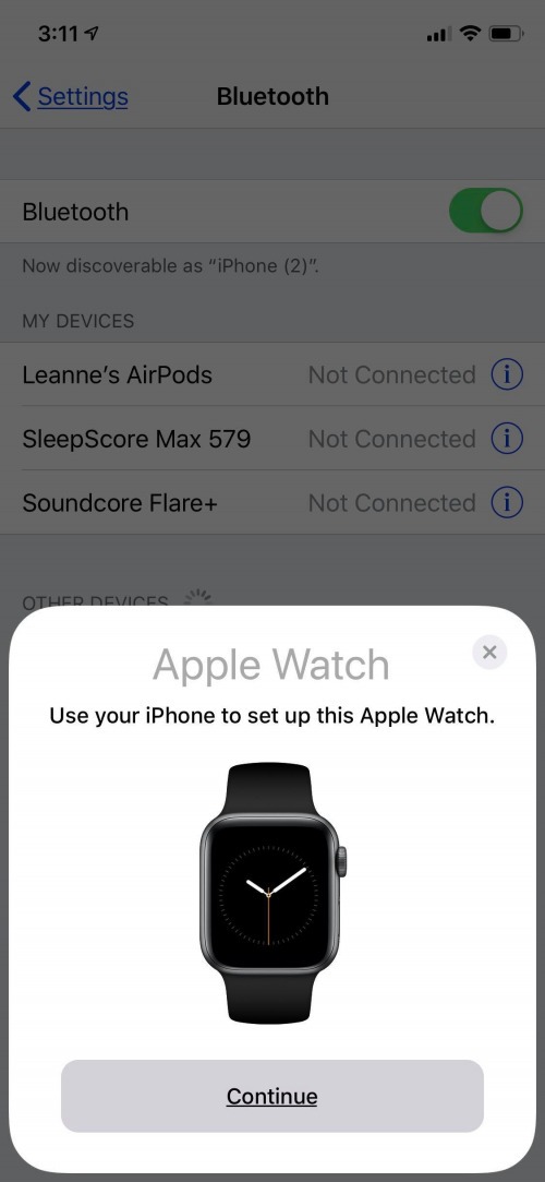 cómo emparejar el reloj de manzana