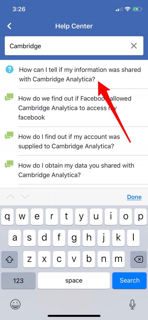 Cambridge Analytica Facebook 