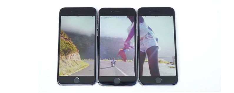 Combine hasta 3 pantallas de iPhone para ver videos y fotos