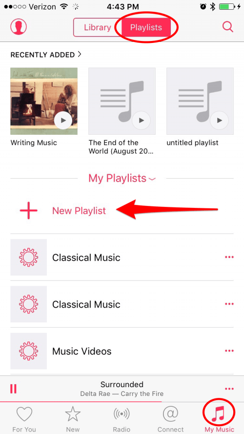   Cómo crear una lista de reproducción de música