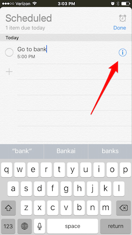 Cómo configurar un recordatorio de prioridad en su iPhone