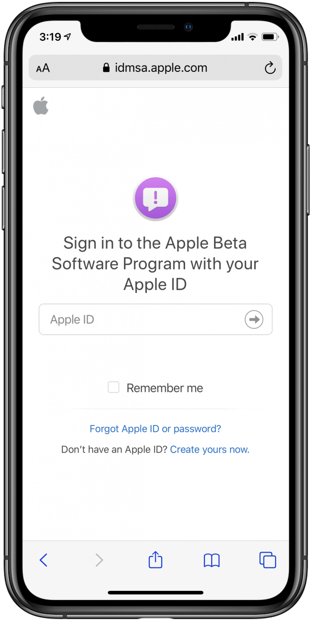 iniciar sesión con id de apple