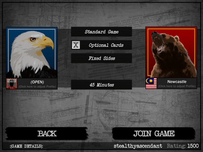 Juego en línea Twilight Struggle