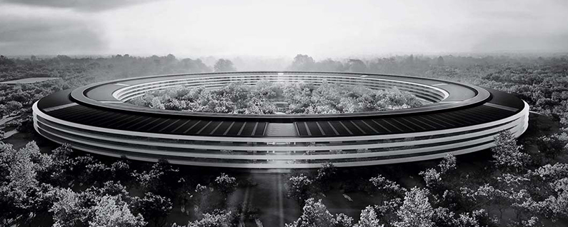 Sorprendentemente, el nuevo edificio de Apple no es el primer campus de nave espacial que existe