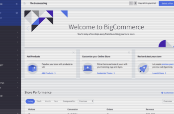 Interfaz de BigCommerce la mejor solución de comercio electrónico